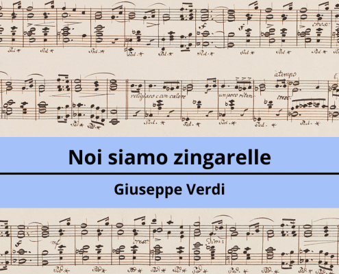 <h4>Noi siamo zingarelle</h4></br><p>Giuseppe Verdi</p> 8 15 2