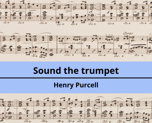 <h4>Sound the trumpet</h4></br><p>Henry Purcell</p> 3 6