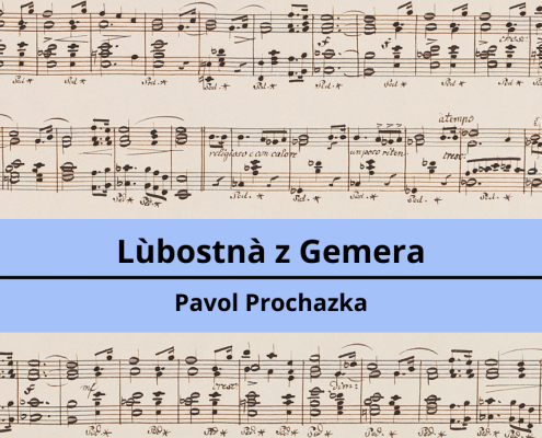 <h4>Lùbostnà z Gemera</h4></br><p>Pavol Prochazka</p> 9 archivio spartiture 1