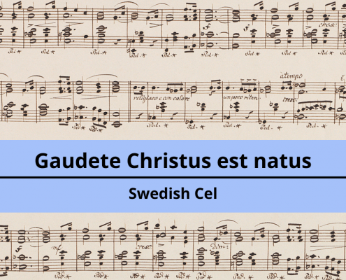<h4>Gaudete Christus est natus</h4></br><p>Swedish Cel</p> 2 archivio spartiture 3