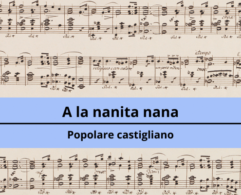 <h4>A la nanita nana</h4></br><p>popolare Castigliano</p> 10 15