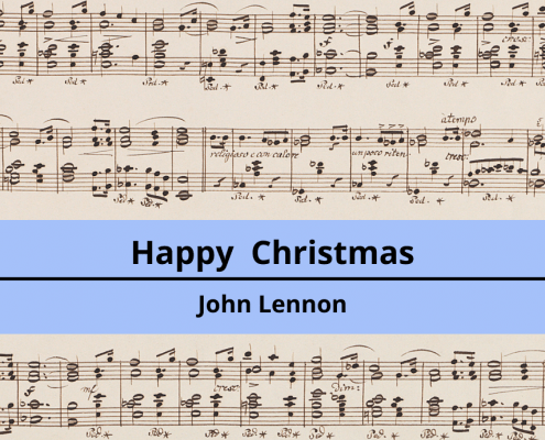 <h4>Happy Christmas</h4></br><p>John Lennon</p> 2 23