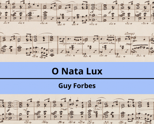 <h4>O Nata Lux</h4></br><p>Guy Forbes</p> 8 28