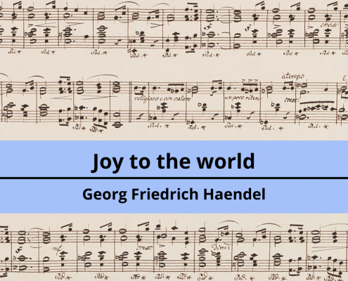 <h4>Joy to the world</h4></br><p>Georg Friedrich Haendel</p> 6 30