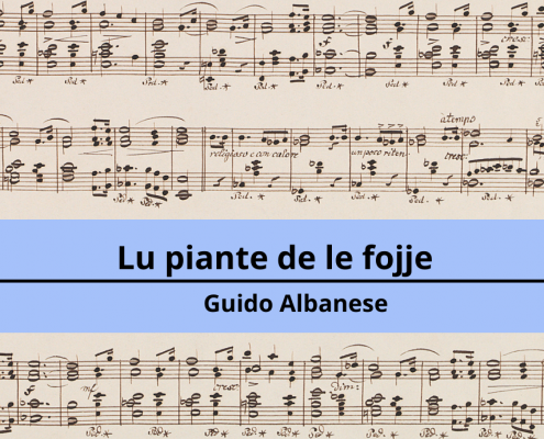 <h4>Lu piante de le fojje</h4></br><p>Guido Albanese</p> 9 Guido Albanese Lu piante de le fojje
