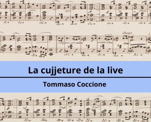 <h4>La cujjeture de la live</h4></br><p>Tommaso Coccione</p> 1 La cujjeture de la live