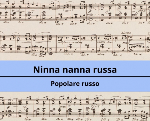 <h4>Ninna nanna russa</h4></br><p>Popolare Russa</p> 6 Ninna nanna russa