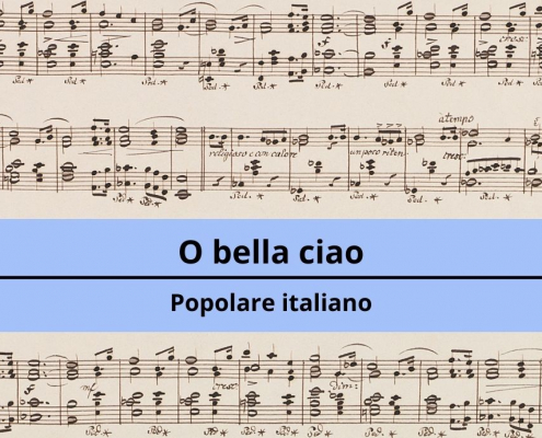 <h4>O bella ciao</h4></br><p>Popolare italiano</p> 7 O bella ciao