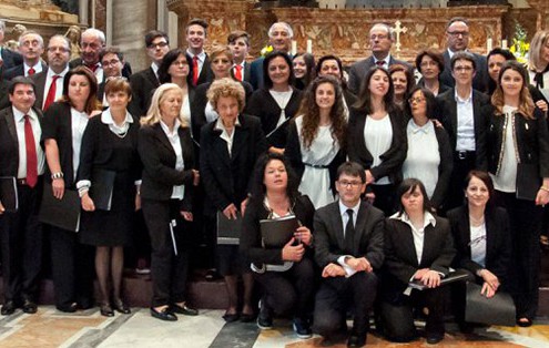 <h4>CORO DELLA CONCATTEDRALE DI SANT’ANDREA APOSTOLO "GAUDETE IN DOMINO"</h4></br><p>Veroli (FR)</p> 1 coro 69